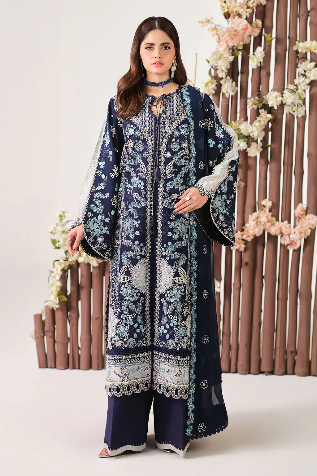 Lawn Embroidered Front