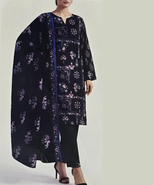 PRINTED CAMBRIC UNSTITCHED SHIRT BOTTOM SUIT