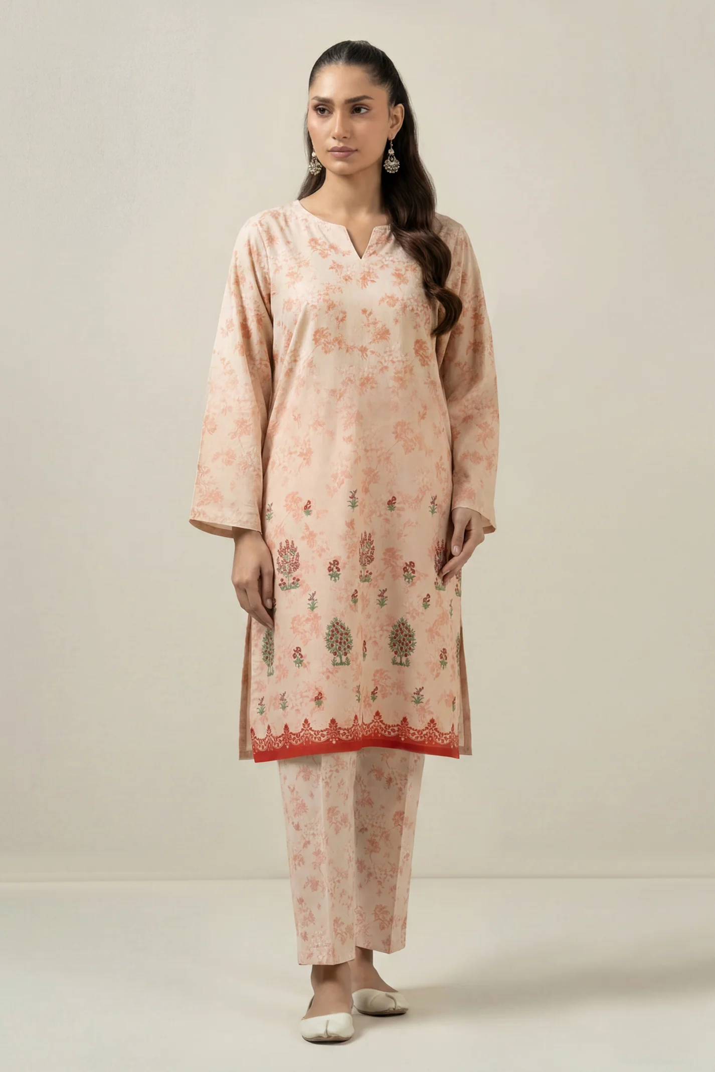 Printed Unstitched 3PC