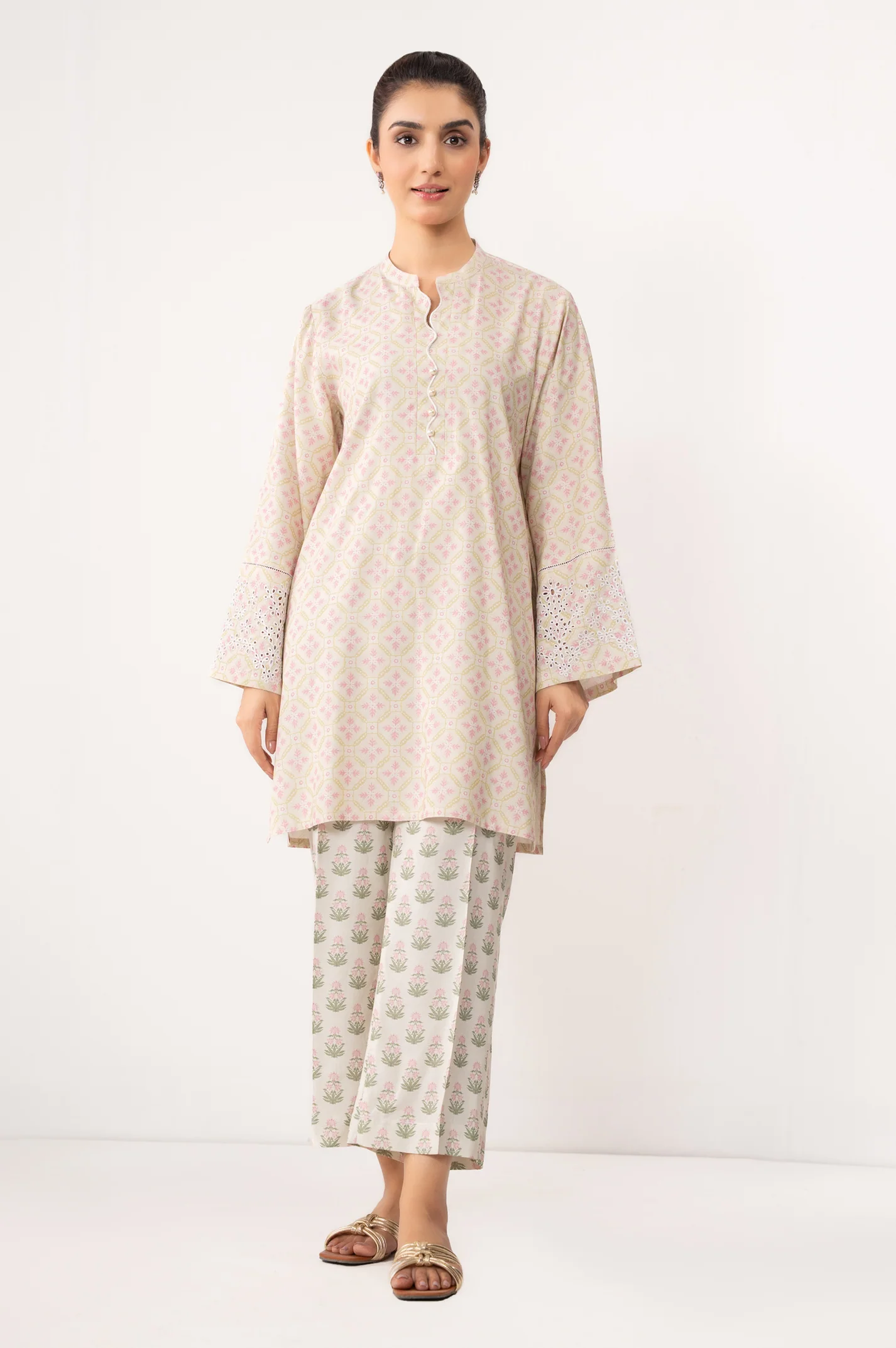 PRINTED CAMBRIC UNSTITCHED SHIRT BOTTOM SUIT