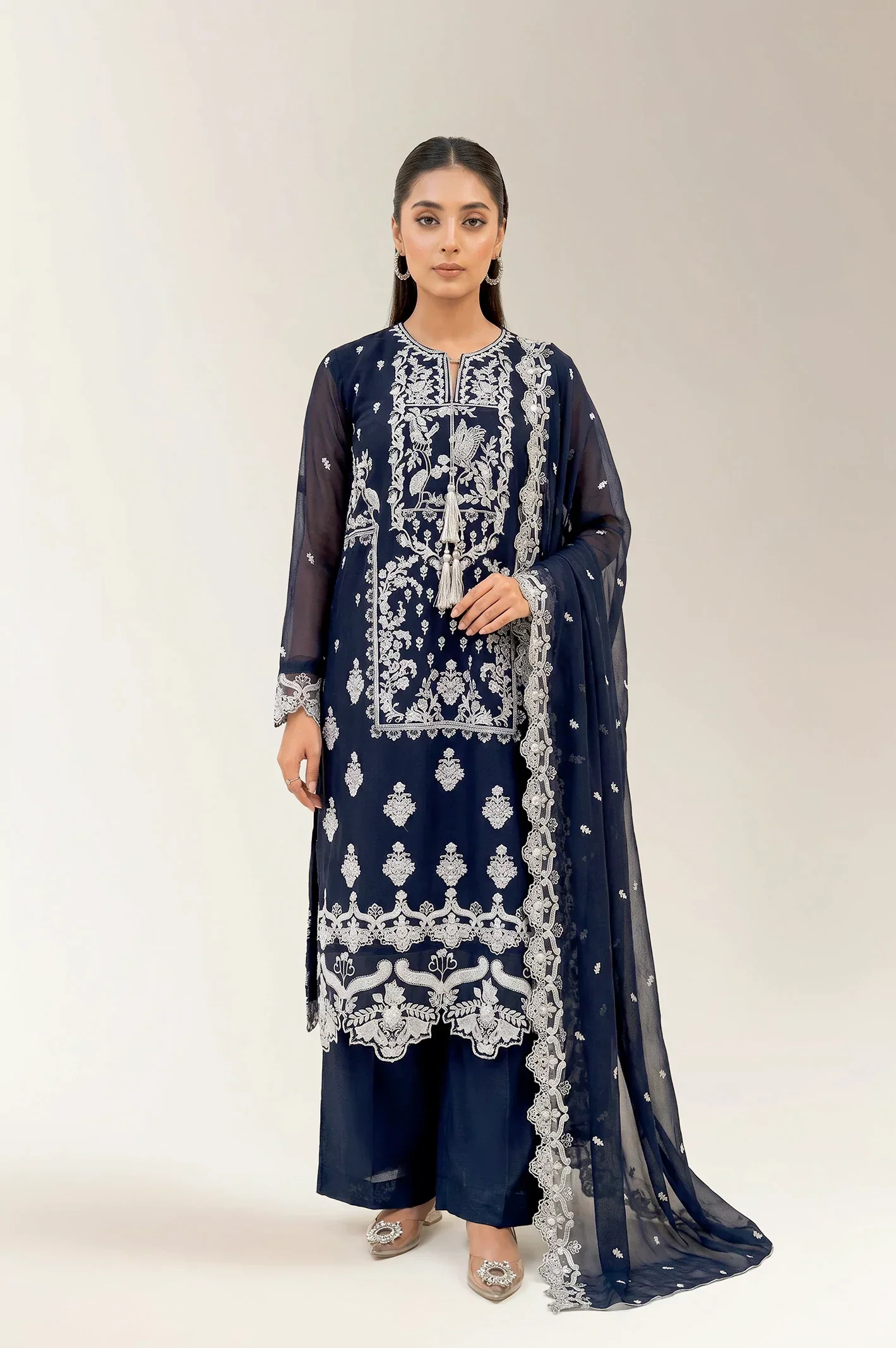 Embroidered Unstitched 3PC
