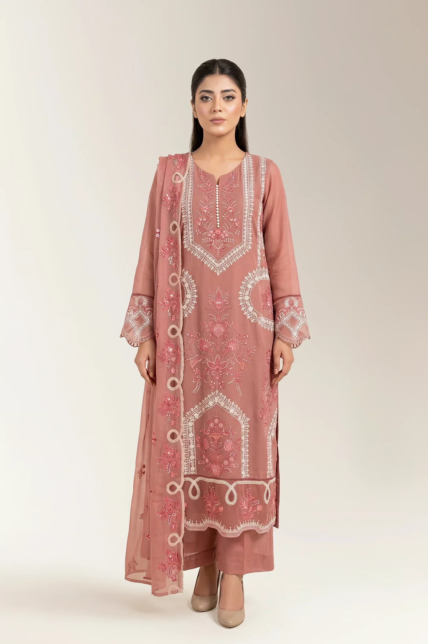 Embroidered Unstitched 3PC