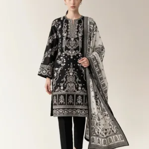 Printed Unstitched 3PC