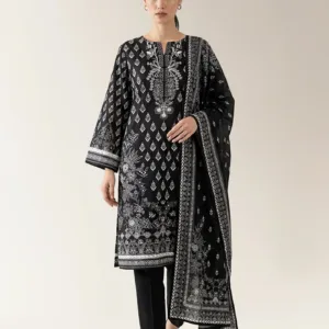 Printed Unstitched 3PC